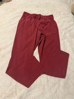 lululemon athletica Straight-Leg Pants in Burgundy